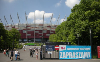 Książki na stadionie