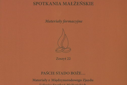 „Spotkania Małżeńskie” – nowy (22) zeszyt materiałów formacyjnych Ruchu