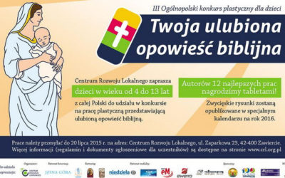 Konkurs dla dzieci – Twoja ulubiona opowieść biblijna