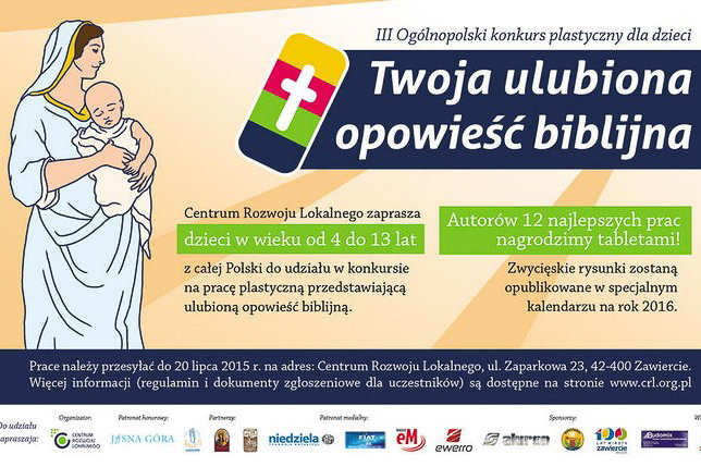 Konkurs dla dzieci – Twoja ulubiona opowieść biblijna