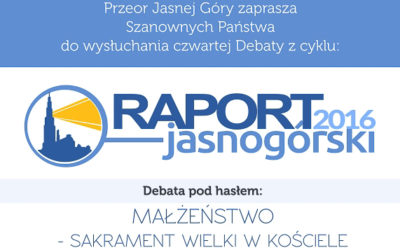 Debata „Małżeństwo – sakrament wielki w Kościele”