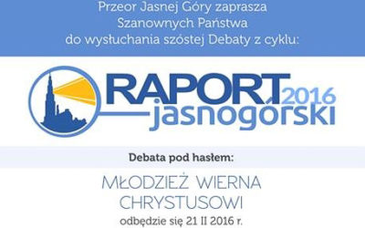 VI debata Jasnogórska „Młodzież wierna Chrystusowi”
