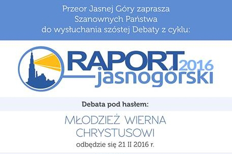 VI debata Jasnogórska „Młodzież wierna Chrystusowi”