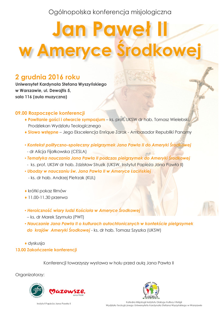 Konferencja „Jan Paweł II w Ameryce Środkowej”