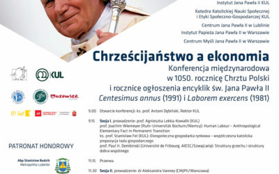 Międzynarodowa konferencja naukowa „Chrześcijaństwo a ekonomia”