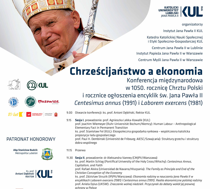 Międzynarodowa konferencja naukowa „Chrześcijaństwo a ekonomia”