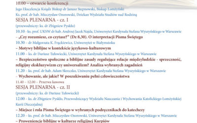 „Słowo Boże w kontekście: język – kultura – wychowanie w XXI wieku”