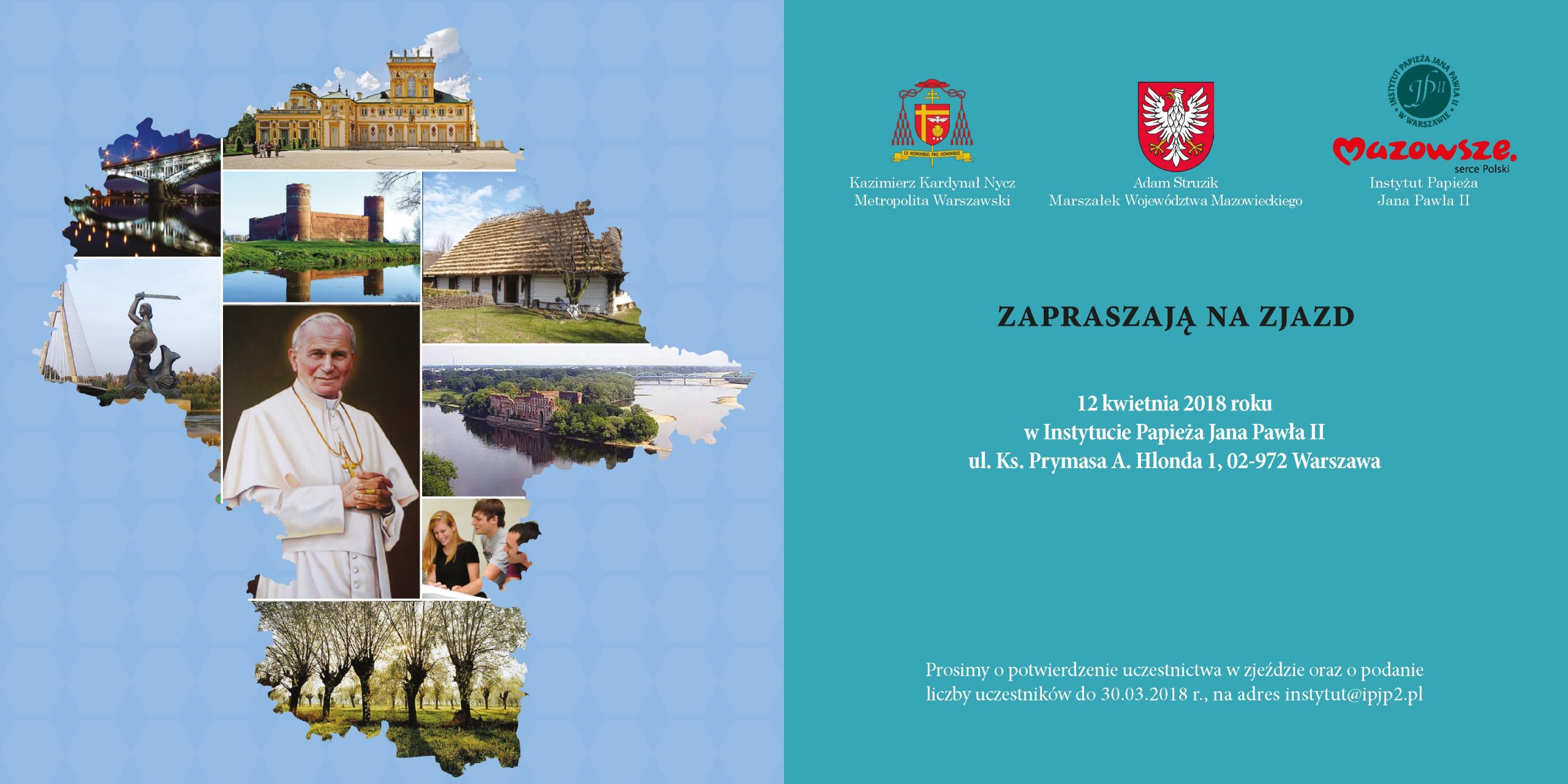 I&nbsp;Mazowiecki Zjazd Szkół im.&nbsp;Papieża Jana Pawła II&nbsp;– Zaproszenie