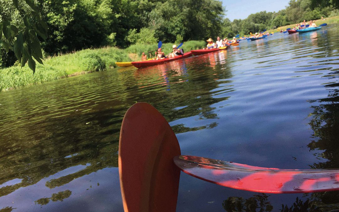 Konkurs sportowy i&nbsp;spływ kajakowy