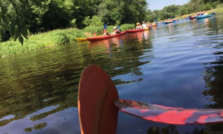 Konkurs sportowy i spływ kajakowy