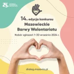 Startuje XIV edycja konkursu „Mazowieckie Barwy Wolontariatu”