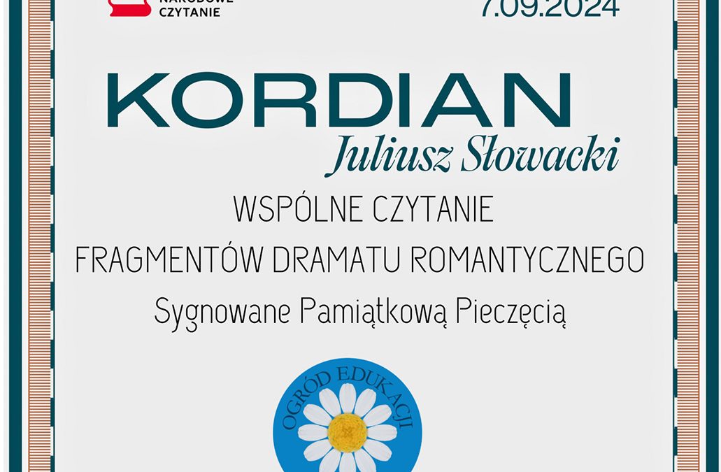 Zaproszenie na&nbsp;Narodowe Czytanie