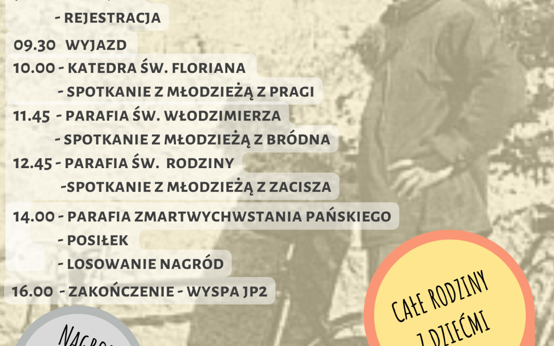 Zaproszenie na&nbsp;XXI Rajd rowerowy ,,Za Papieżem na&nbsp;rowerze” w&nbsp;104. rocznicę urodzin św.&nbsp;Jana Pawła II