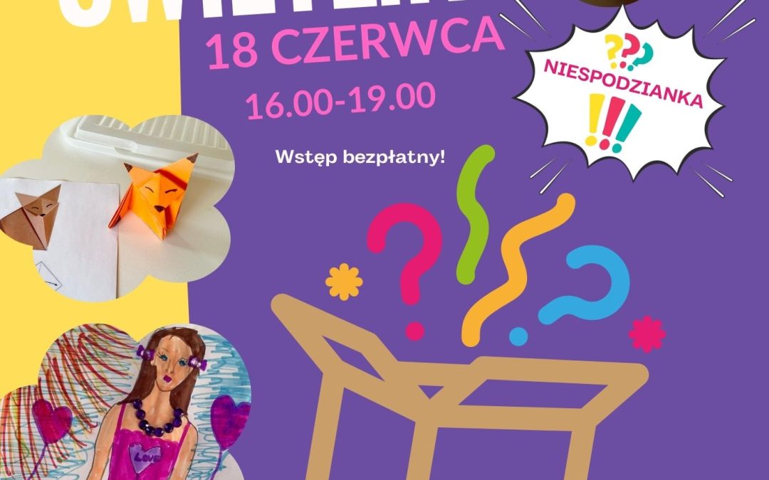 Zaproszenie na&nbsp;ostatnie zajęcia Wilanowskiego Świetlika – 18 czerwca 2024 roku