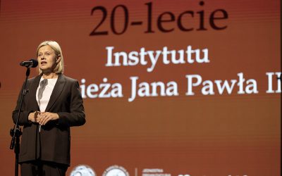 Relacja z uroczystej gali z okazji 20-lecie działalności Instytutu Papieża Jana Pawła II