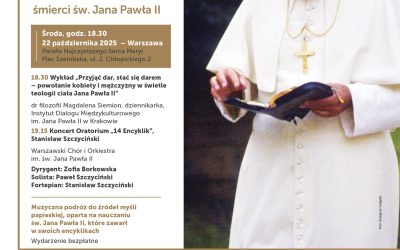 ZAPROSZENIE NA KONCERT DUC IN ALTUM! WYPŁYŃ NA GŁĘBIĘ! – UNIWERSALNE I PONADCZASOWE PRZESŁANIE DLA WSPÓŁCZESNEGO CZŁOWIEKA W WARSZAWIE