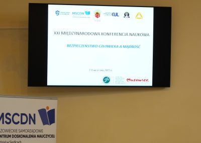 XXI Międzynarodowa konferencja naukowa "Bezpieczeństwo człowieka a mądrość", 7–8 września 2025 r., Drohiczyn nad Bugiem, organizowana przez Drohiczyńskie Towarzystwo Naukowe i Mazowieckie Samorządowe Centrum Doskonalenia Nauczycieli. Wydział w Siedlcach przy współpracy Instytutu Papieża Jana Pawła II.