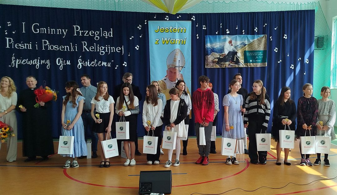 I&nbsp;Gminny Przegląd Pieśni i&nbsp;Piosenki Religijnej „Śpiewajmy Ojcu Świętemu”