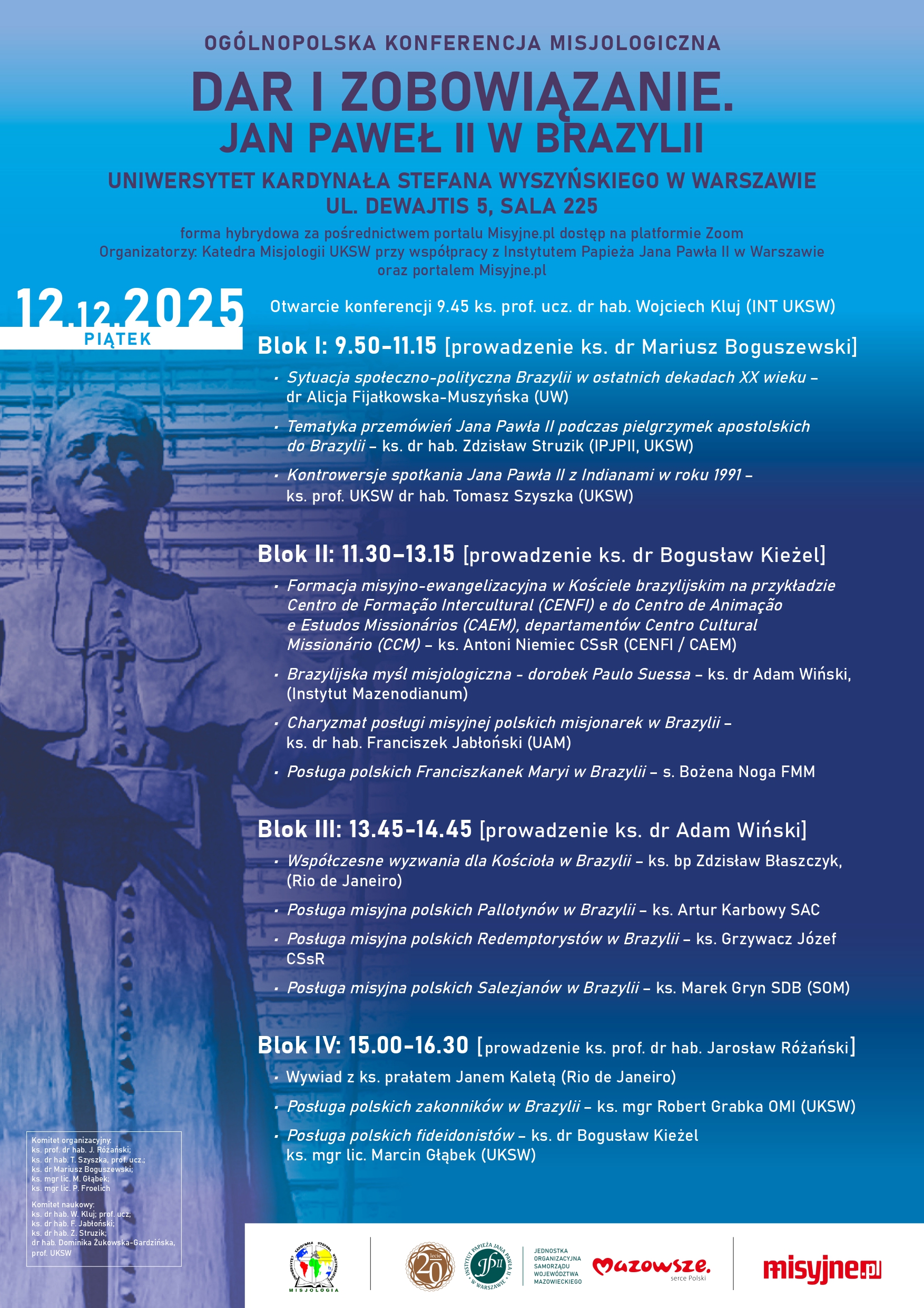 20251212-ipjp2-konferencja-jan-pawel-ii-w-brazylii-plakat