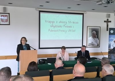 Konferencja naukowa z okazji jubileuszu 25-lecia Wydziału Prawa i Administracji Uniwersytetu Kardynała Stefana Wyszyńskiego w Warszawie, 19 maja 2026