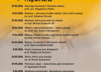 Kurs online "Źródła miłości", 27 lutego-26 czerwca 2026