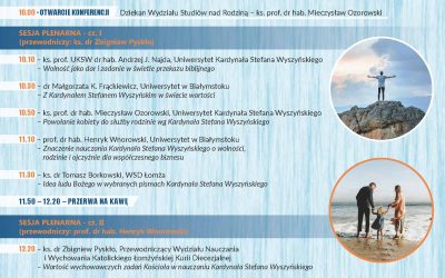 Zapowiedź: Konferencja „Wolność-Rodzina-Ojczyzna w nauczaniu kard. Stefana Wyszyńskiego