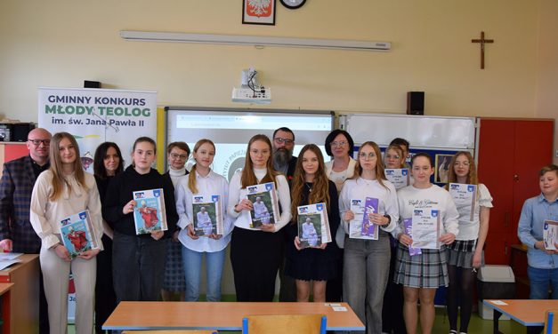 Gminny konkurs wiedzy religijnej „Młody Teolog”