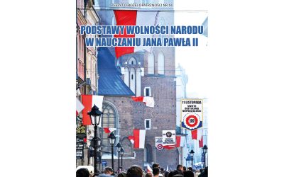 Nowość wydawnicza: Zeszyt o Bożej Opatrzności nr 14 – „Podstawy wolności narodu w nauczaniu Jana Pawła II”