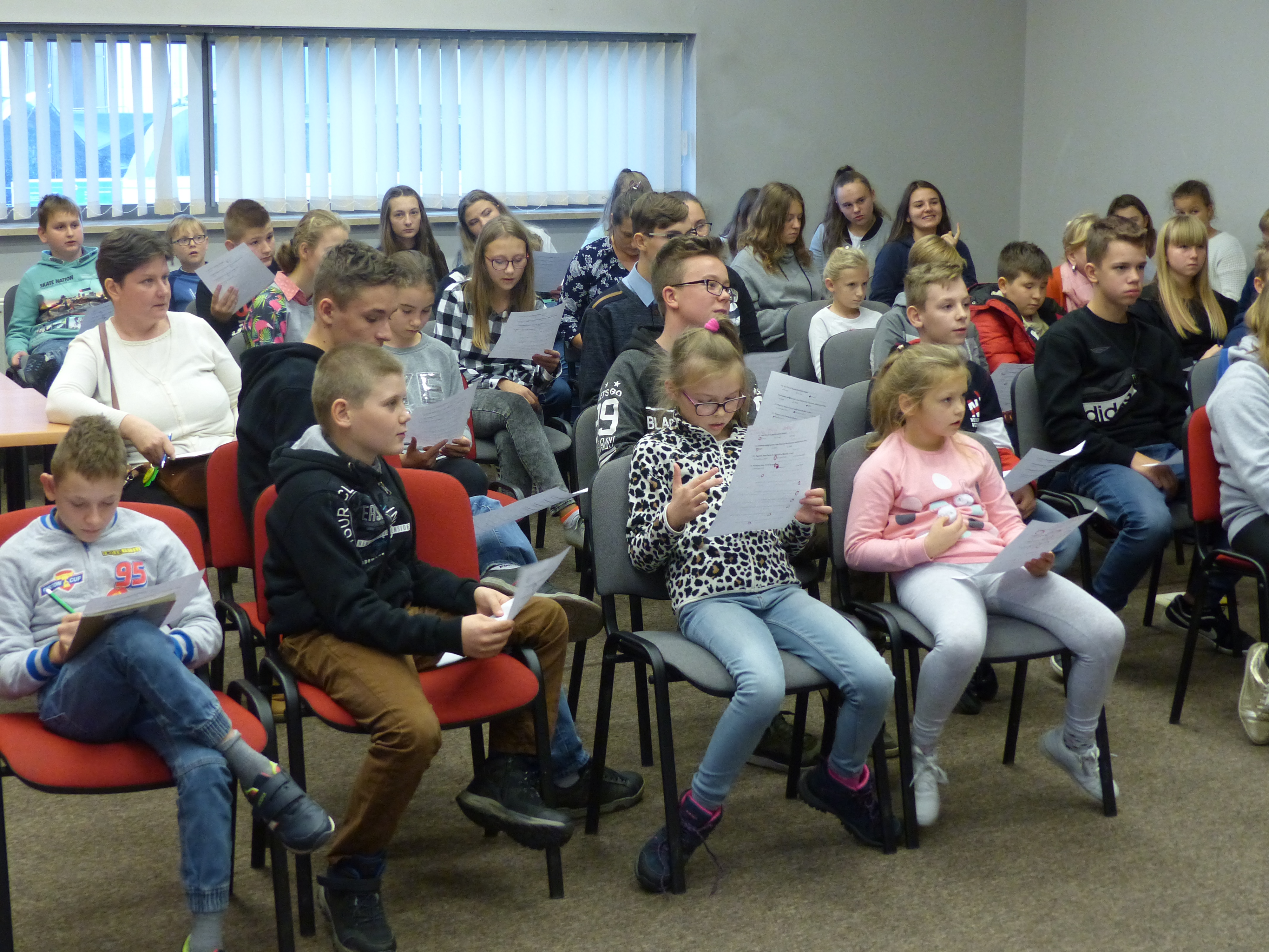 Wizyta uczniów ze Szkoły Podstawowej w Napiwodzie